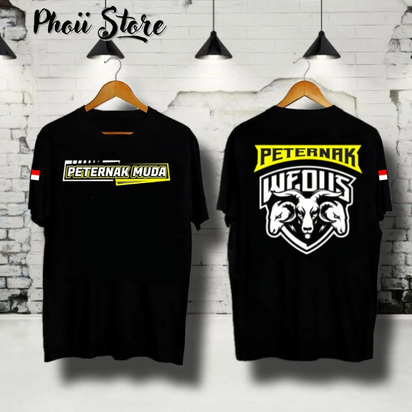 Kaos Lengan Pendek Peternak Muda Wedus