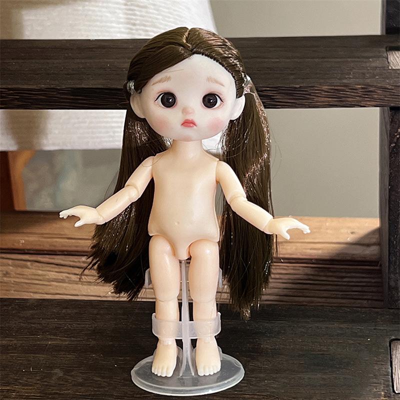 Búp Bê 16cm, Có Biểu Cảm Khác Nhau, Dễ Thương, Búp Bê BJD 1 / 8, 13 Khớp Có Thể Di Chuyển, Đồ Chơi Bé Gái, 1 Chiếc 7
