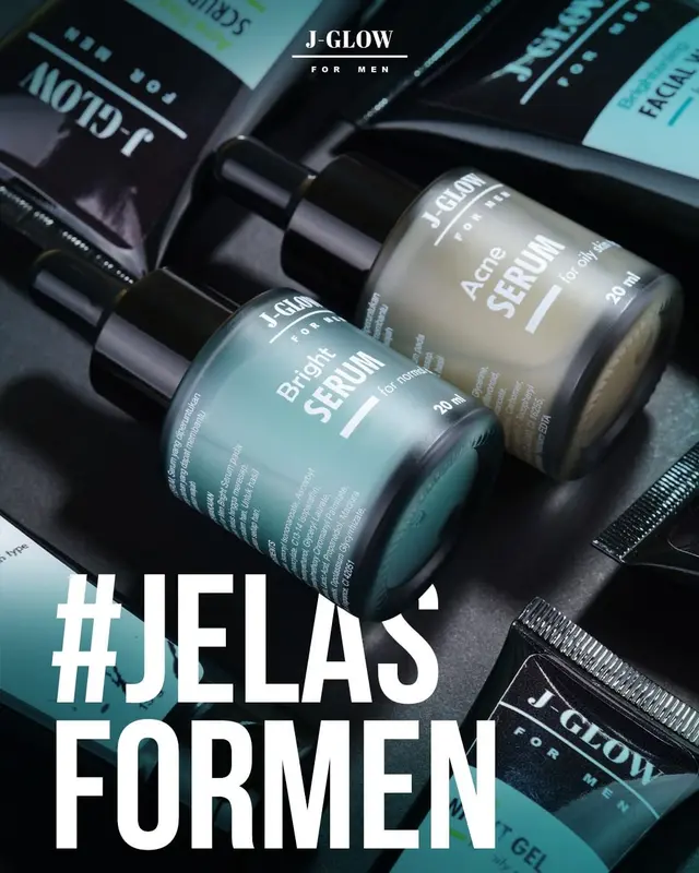 JGLOW FOR MEN - Fresh Water Membersihkan dan Mengangkat Kotoran Di Wajah  - 60 ml 4