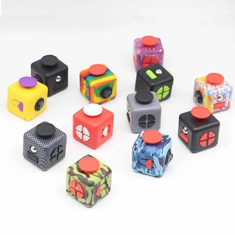 Product Introduction of Solid Color Fidget Decompression Dice for Release Stress Autism Anxiety Relieve Adult Kids Stress Relief Anti-Stress Fingertip 5