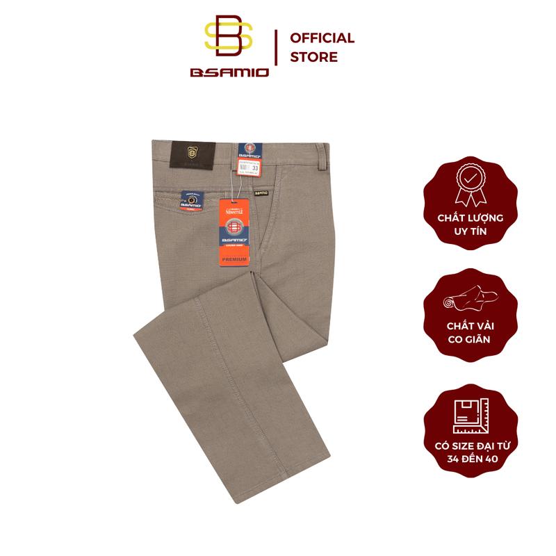 Quần Kaki Trung Niên Cao Cấp Chất Vải Co Giãn Nhẹ 6