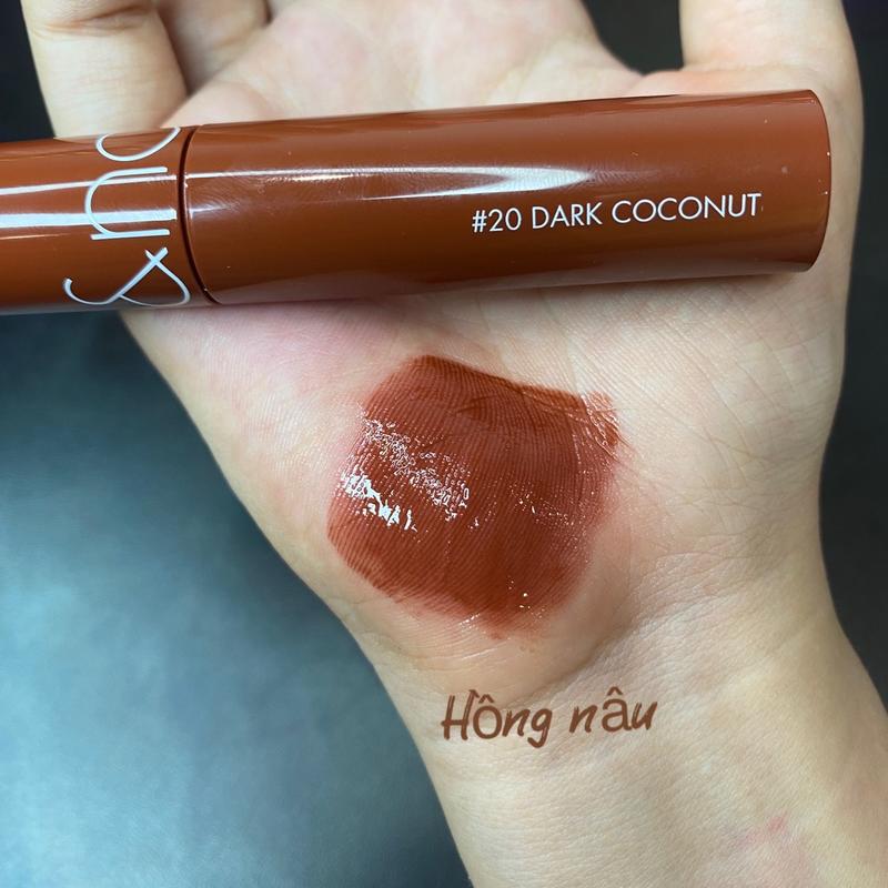 SON TINT BÓNG R0MAND MÀU 20 NÂU ĐẤT Romand Juicy Lasting Tint 20