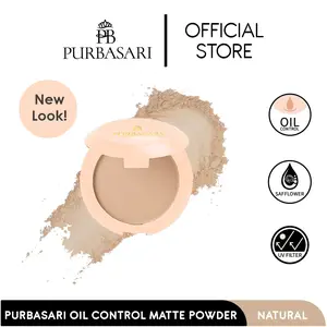 Purbasari Oil Control Matte Powder Natural Cewek Wajah