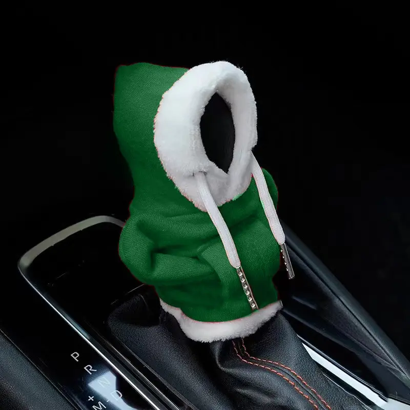 Hoodie Shift Knob Langit Cerah - Penutup Persneling Mobil Dekorasi Interior Mobil Hoodie Pegangan Roda Gigi Manual Otomatis Universall Aksesoris Car 1