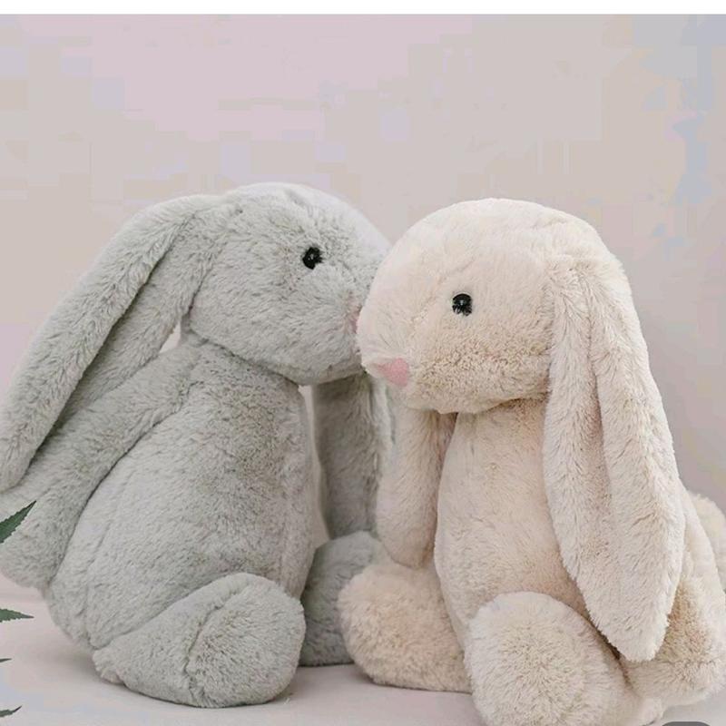 Gấu Bông Thỏ Jellycat 65cm và 90cm..Hồng.loang 7 màu.Xám.Xám Be