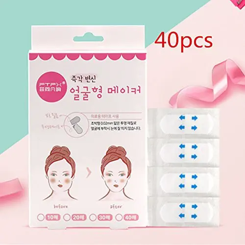Como 40 Miếng Dán Thon Gọn Mặt Phong Cách Hàn Quốc 0