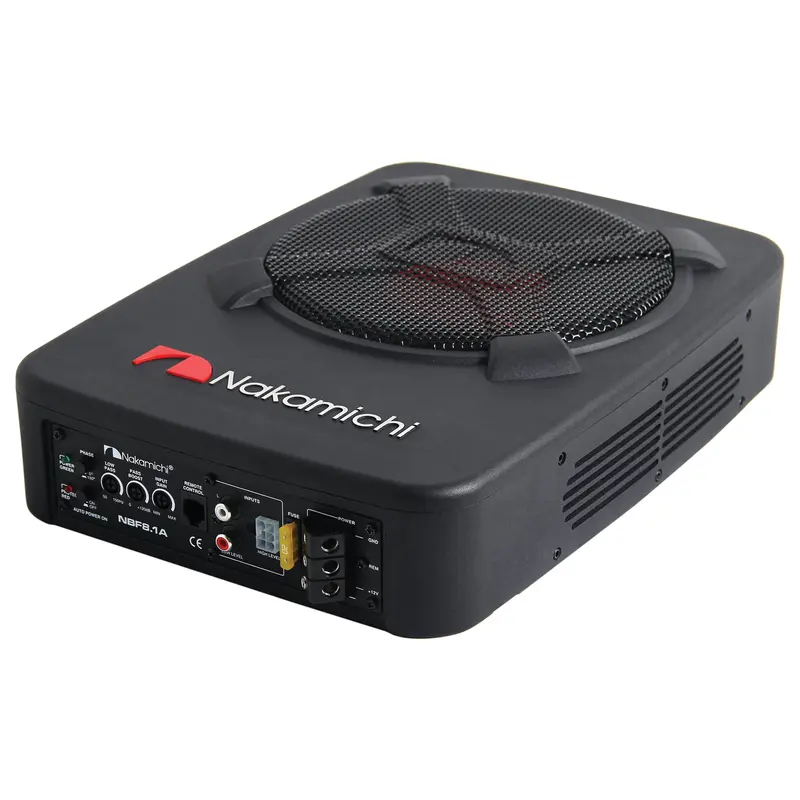 Active Subwoofer Kolong Car Under Seat Tri-Port 8 Inch 1500W - NBF8.1A - Black 3