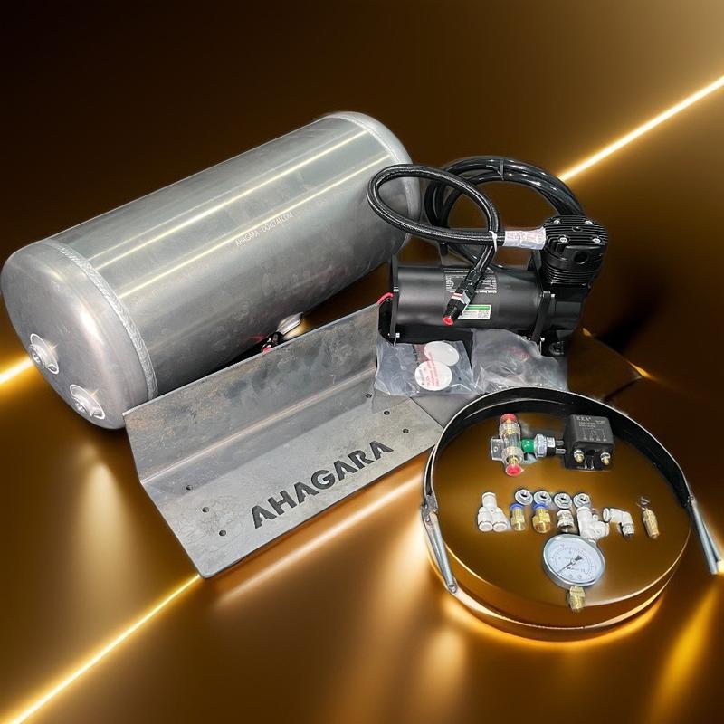 Combo máy nén khí SQ495 và bình hơi 20L kèm phụ kiện đầy đủ   tạch tè