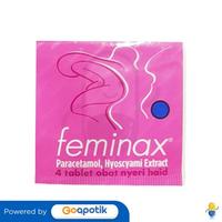 Gambar FEMINAX STRIP ISI 4 TABLET dari Apotek Zawira Sehat by GoApotik Kab. Sukoharjo 2 Tokopedia
