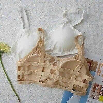 (combo 3) Áo Bra 3 dây cho bé gái, có đệm mút mỏng, chất cotton mềm thấm hút mồ hôi tốt 1