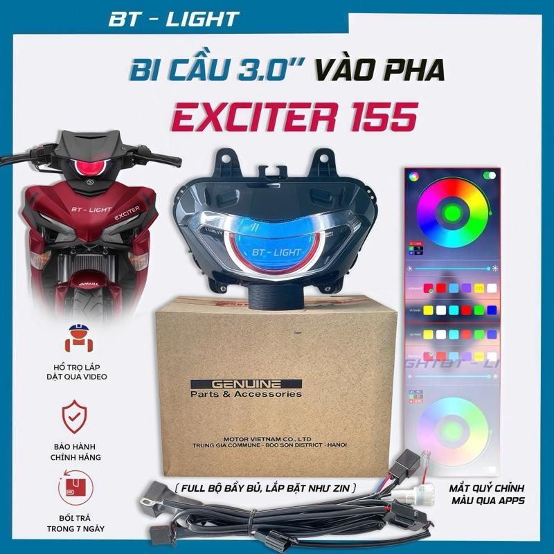 Đèn Pha Bi Cầu MT Light lên pha Cos Exciter 155 Đèn Pha Led bicau bicauex Kem