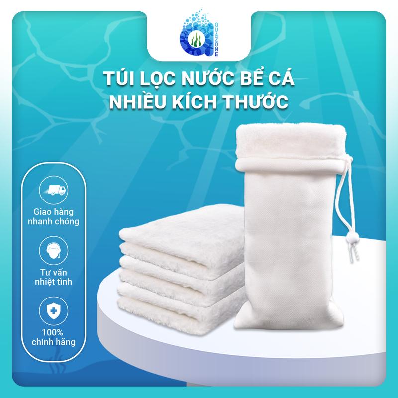 Túi lọc bể cá, lọc vật liệu học nhiêu kích thước
