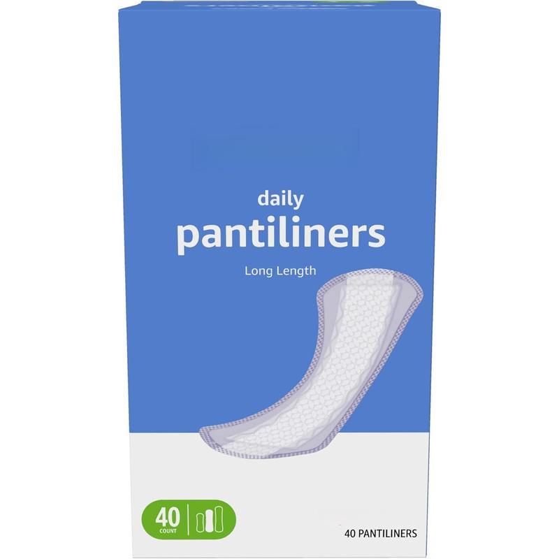 Daily Pantiliner, Long Length, Pads for Women, Unscented, 40 Count ...