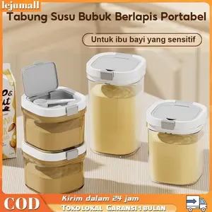 1300/1800ML kotak susu  Tempat Susu Bubuk Bayi  Wadah Susu Toples Makanan Vacuum Sealed Box Kotak Penyimpanan Makanan