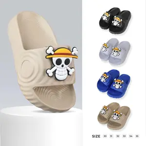 Sandal anak balerina capucina Sandal Selop Sandal Slip On Anak Laki Laki Kekinian Anime One Piece Sandal Selop Sandal Daily Anak Anti Slip Bahan EVA Empuk Size 24-35