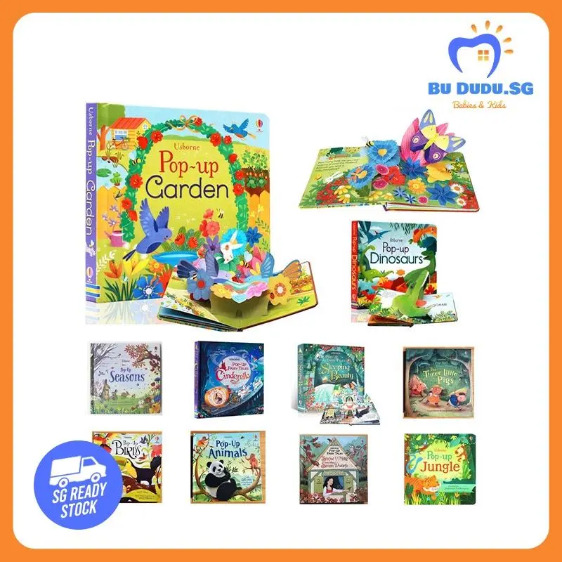 Original Product Wholesale 17 Titles Usborne Up Baby Toddler Book/ Kids Toy Books Toddlers Learning Books Dinosaur Garden Space