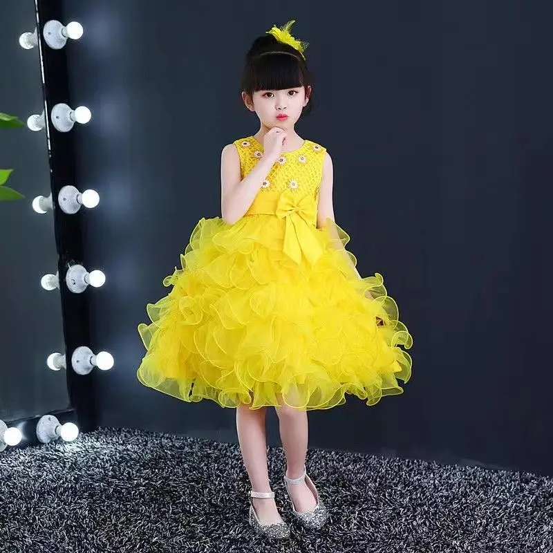 Trang Phục Biểu Diễn Ngày Trẻ Em, Quần Áo Mẫu Giáo, Váy Tutu Vải Tuyn Khiêu Vũ, Trang Phục Biểu Diễn Cô Gái Công Chúa Trường Tiểu Học 6