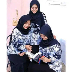 Seragam PGRI Wanita Terbaru 2022 Lapis Puring Baju Atasan Kerja