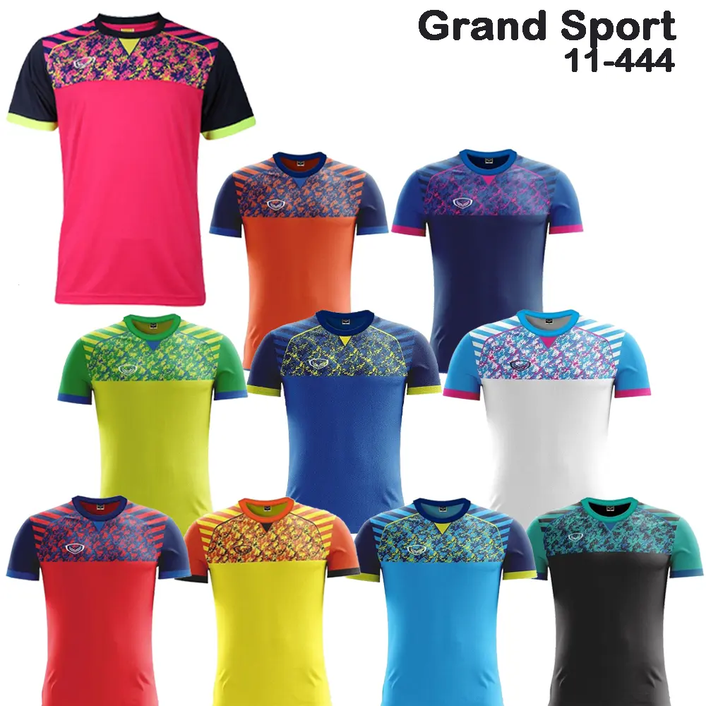 เสื้อกีฬา Grandsport [11-444] ระบายอากาศได้ เสื้อกีฬาคอกลม แกรนด์สปอร์ต ของแท้100%