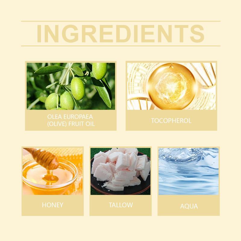 Product Introduction of Natural Face and Body Moisturizer, 3 Counts/set Honey Balm, Moisturizing Face Cream, Skin Care Kit for Women & Men 8