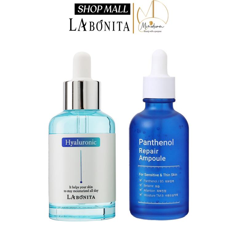 Serum LABONITA vital hyaluronic acid HA, B5 Panthenol Repair Ampoule tinh chất dưỡng ẩm, phục hồi cho mọi loại da 50ml