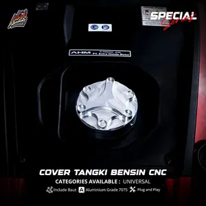 NSA COVER TUTUP TANGKI BENSIN CNC STELLAR ALUMINIUM FUEL TANK CAP STELLAR CNC UNIVERSAL Grade 7075 Presisi Tinggi Tahan Korosi