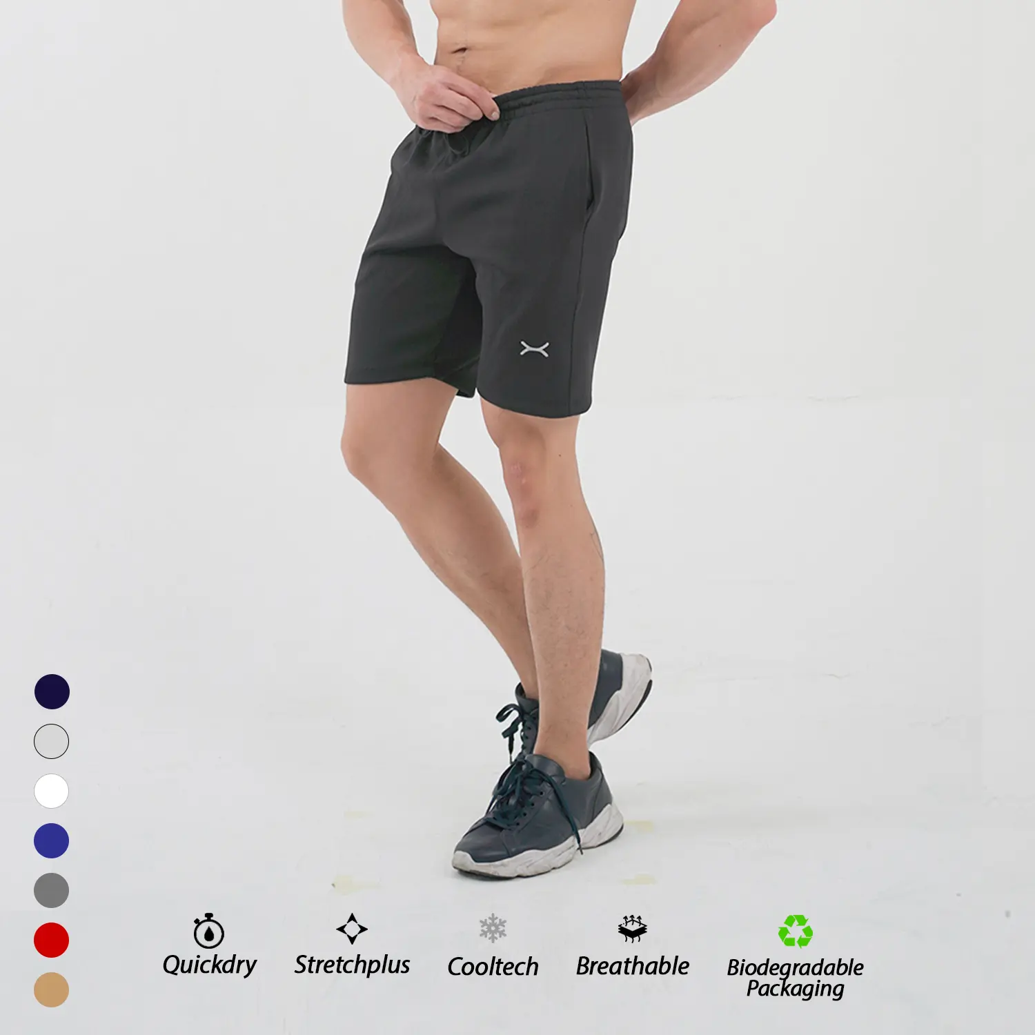 Flexzone Celana Pendek sports Olahraga Squat Lari Gym Marathon FCS-021 Jogging Joging Run sport