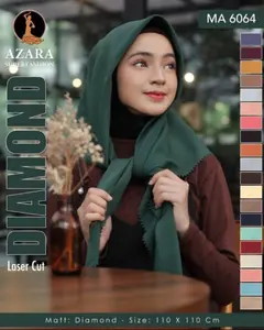 PROMO PAKET USAHA MURAH 3PCS 50 RIBU HIJAB AZZAHRA POLOS TERMURAH 3 WARNA BERBEDA Square Muslim