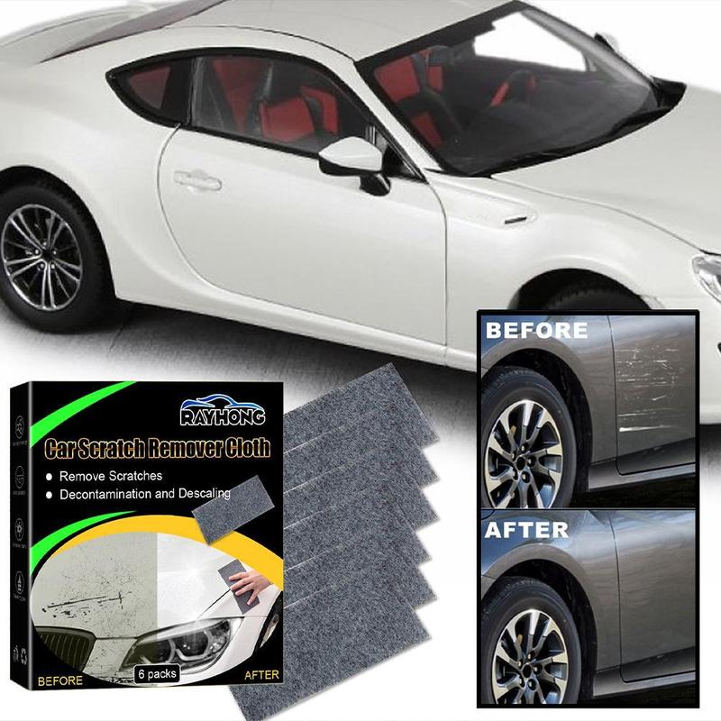Product Introduction of 6PC Nano Car Scratch Remover Easily Repair Multifunction Cloth Restore Nano Nanosparkle D9F0 20