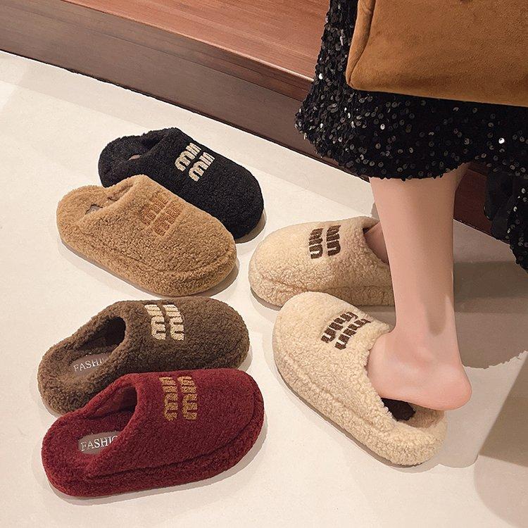 Dép Đi Trong Nhà, Chất Liệu Velboa Nhân Tạo, Bít Mũi, Kiểu Phẳng Trung Quốc, Thông Dụng, Thích Hợp Sử Dụng Hàng Ngày, Đế Thoáng Khí, Giày Dán, Đi Chơi, Thuộc Da Aldehyde Slipper DéP Nữ Có Quai 1