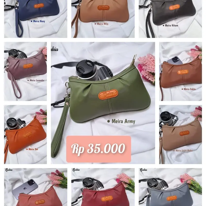 Meira Pouch By Gabis / Pouch Chocoly waterproof Casual Wanita 1