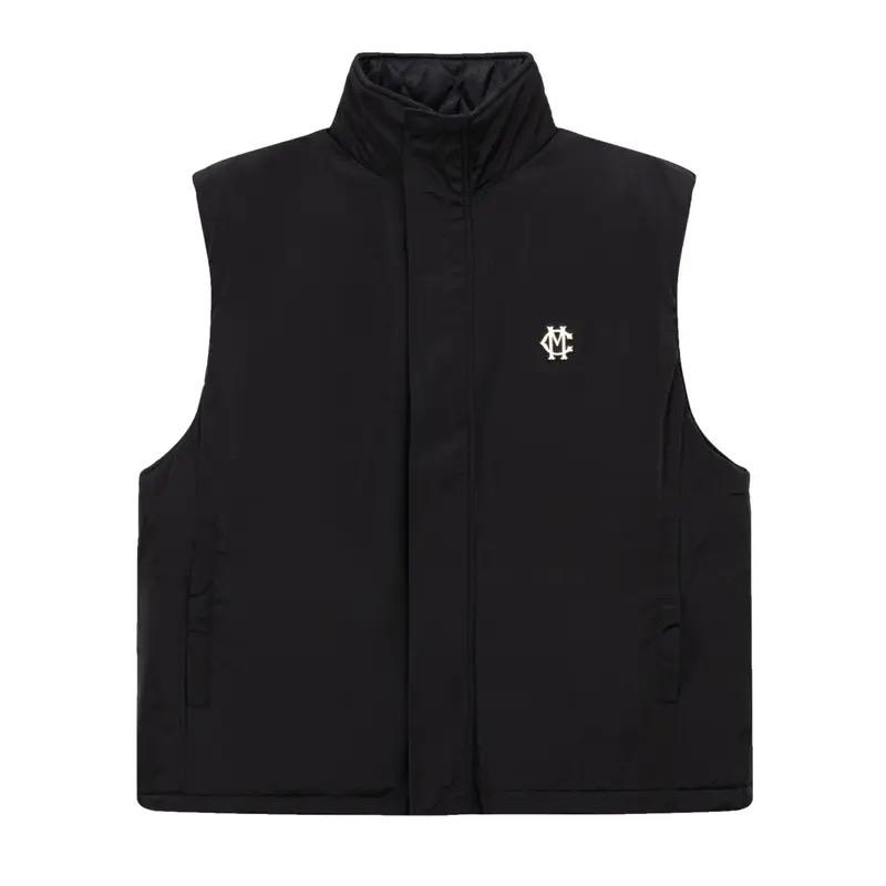 Áo khoác FREE MOTION GILET Mikenco chính hãng Menswear Nam Đen Jacket Phao Có Túi
