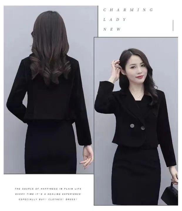 Product Introduction of Áo Khoác Ngắn Phù Hợp Với Doanh Nghiệp Nhỏ Hàng Mới Về, Dành Cho Nữ, Phong Cách Phương Tây, Bộ Sưu Tập Thu Đông Năm 2025, Phong Cách Hàn Quốc, Dễ Phối Đồ, Cỡ Nhỏ Và Mỏng, Áo Len 23