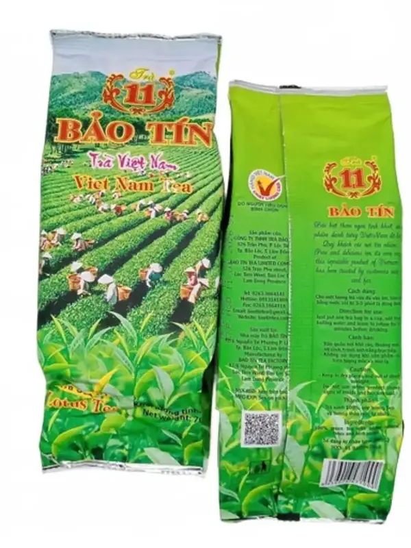 01 Lốc 06 Gói Trà Sen Bảo Tín Màu Xanh (420g) Chè Nước Trà 1