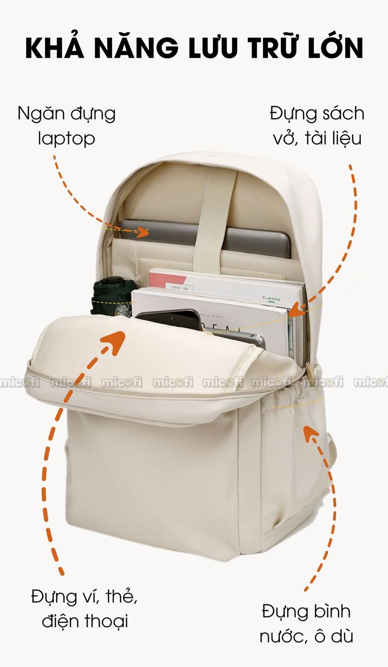 Product Introduction of Cặp Sách, Balo Đựng Laptop 15.6 Inch Chống Sốc, Cặp Chống Nước Đựng Laptop, Balo Nhiều Ngăn Đi Du Lịch, Đi Học 0