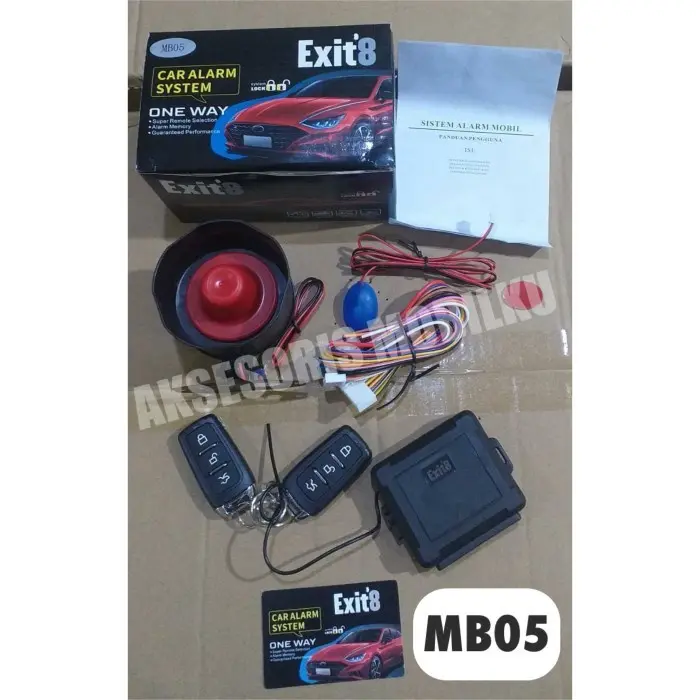 CAR ALARM MOBIL UNIVERSAL TERBAIK MODEL REMOT REMOTE SILICON EXIT8 3