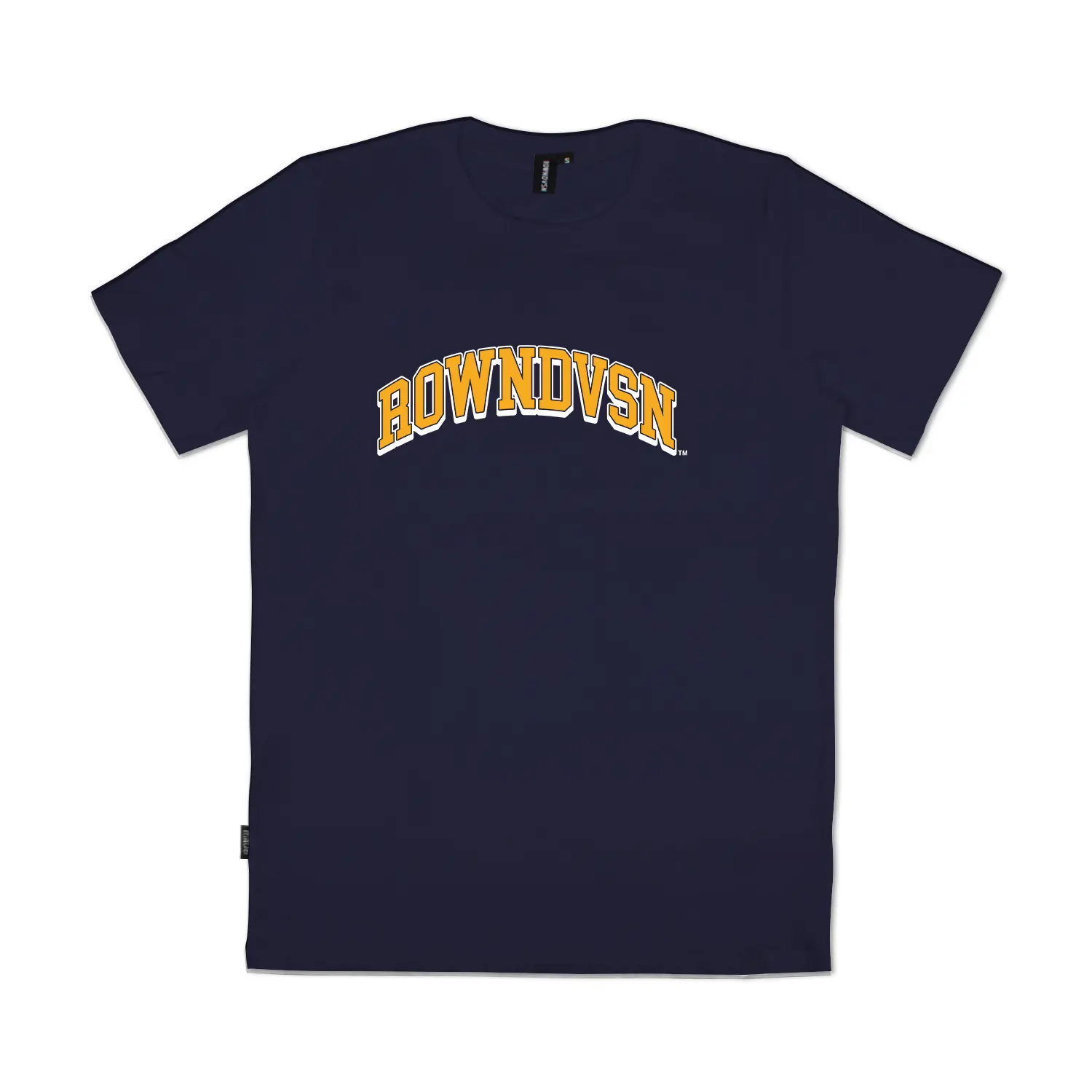 Rown Division Storage T-Shirt Overated Navy Kaos Katun