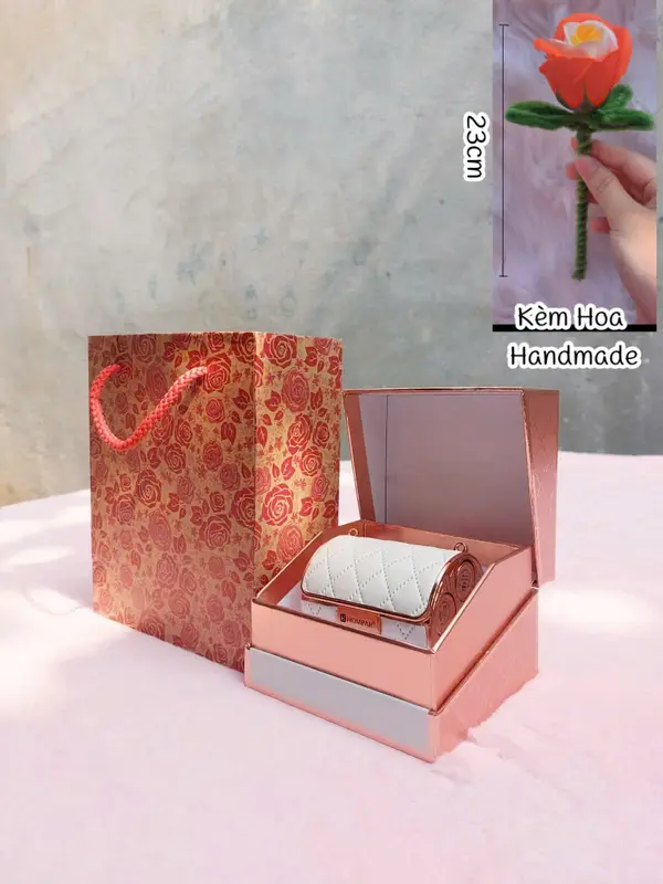 [HCM] Set 4 Cây Son Môi Màu Và Son Dưỡng Ẩm Lâu Phai HOMPAR Kèm Dây Chuyền Có Hộp Đựng Túi Xách Làm Quà Tặng Cực Sang  Hàng Hot 7