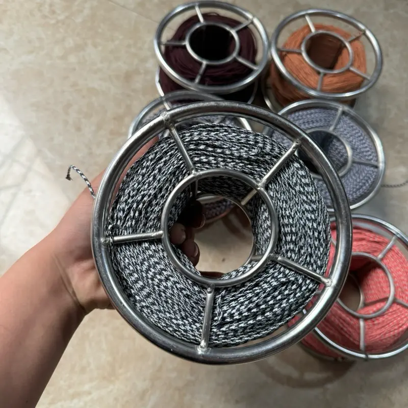 Dây dù malai size 1li2-1li5 quận sẵn guồng d15 Inox 1