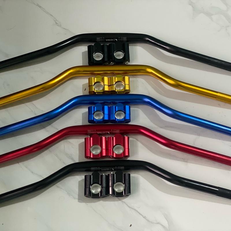 Combo ghi đông trung quốc 28mm kèm cùm nâng độ mọi dòng xe hàng loại 1 Phụ Kiện Phụ Tùng