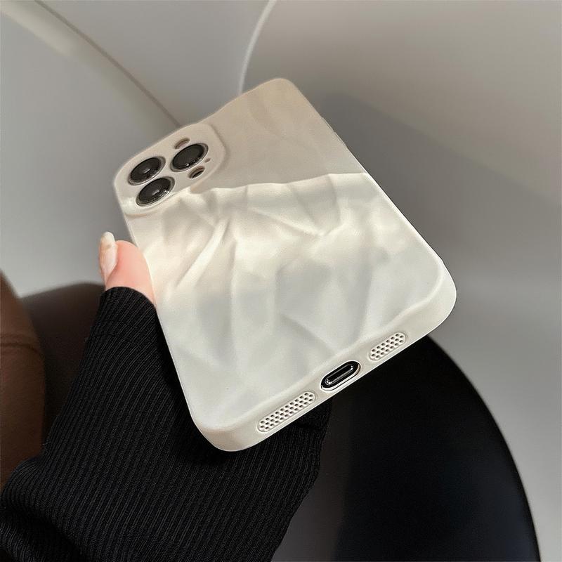 Product Introduction of Ốp Điện Thoại Xếp Ly, Nhạy Cảm Với Da, Dành Cho Apple 15Promax, 13, Iphone12 Đơn Giản, Cao Cấp, 14 Bao Gồm Tất Cả, Xr Mềm Phụ Kiện 7