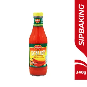 Delmonte Saus sambal Extra Hot Chilli Botol 340ml