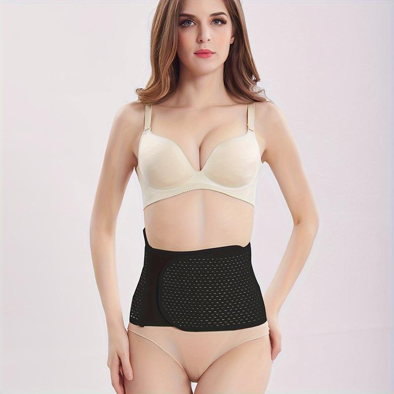 Postpartum Belly Band with Hollow Design for Strong Waist Shaping And Stomach Control, Tailored for Women After Childbirth. 2