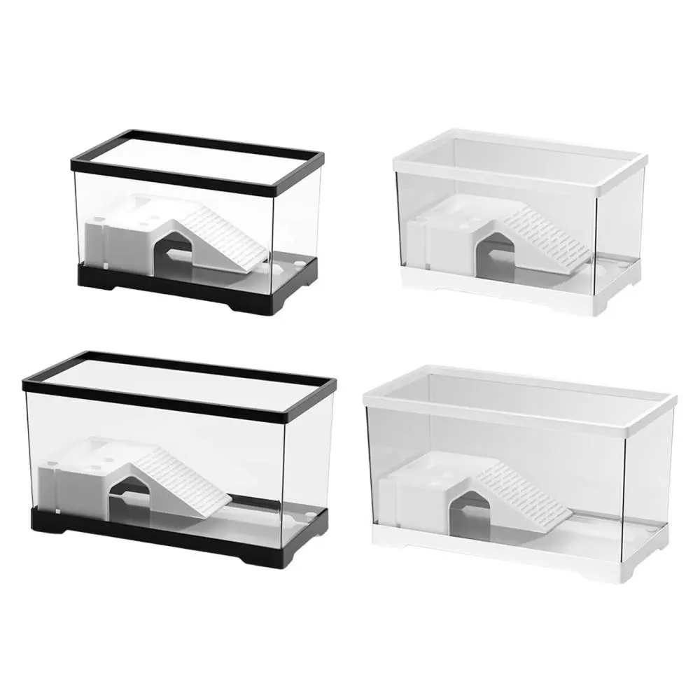 Turtle Tank Sturdy Accessories Bottom Drainage Supplies Reptile Habitat Tortoise Enclosure Starter Turtle Habitat Indoor Decor