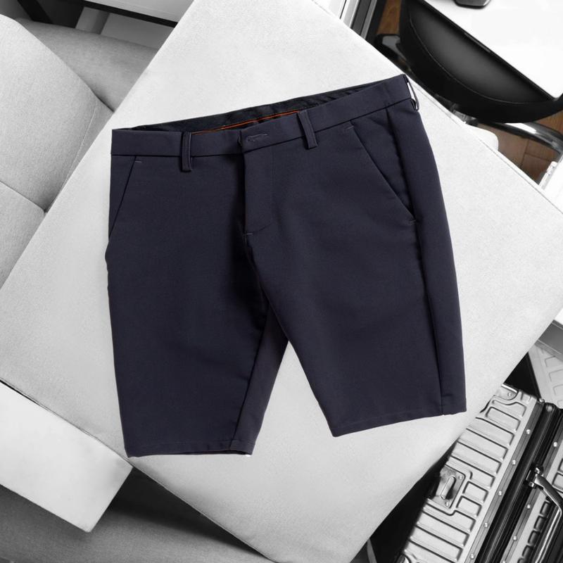Quần ,short 4 chiều, 3 màu nam tây âu co giãn kiểu dáng ôm gọn giặt không ra màu không nhăn Menswear 4