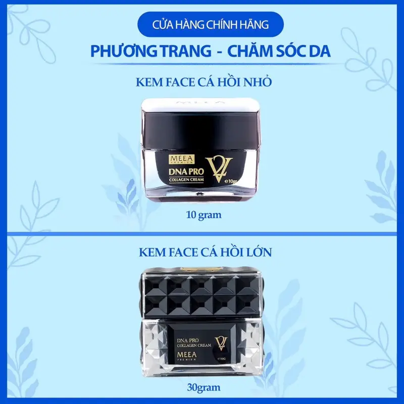 Kem Face Collagen Trứng Cá Hồi mini 10gr - full 30gr Skincare Dưỡng Ẩm Da, Làm Đẹp Da ( Nữ )