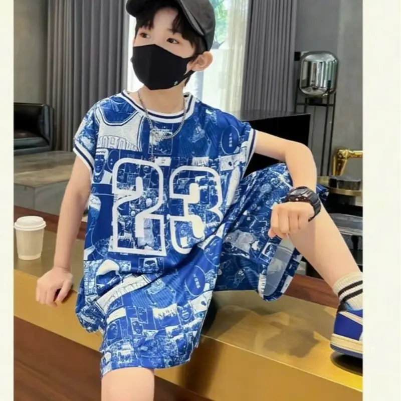 Set bộ quần áo bé trai 15-45kg mẫu BA LỖ 23. Chất liệu thun lạnh thoáng mát,. thấm hút mồ hôi. HE20 5