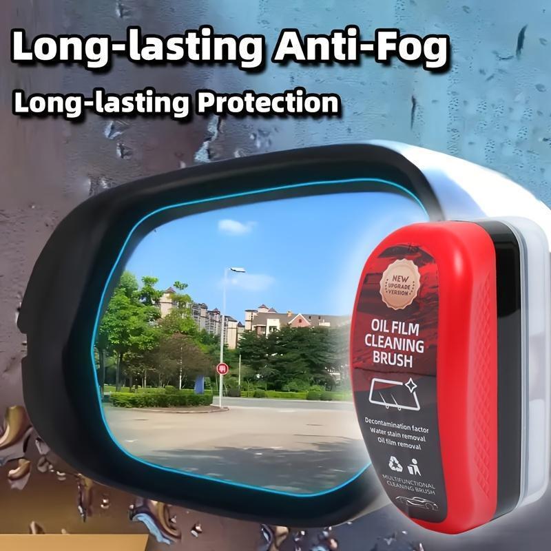 Car Windshield Oil Film Cleaning Brush, Portable Car Windshield Anti-fog Cleaning Brush, Rainproof Waterproof Coating Brush, Car Cleaning Tool, Detailing Products 6