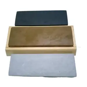 ASAHAN KANG AHMAD  batu asah asli alam bogor 1 paket isi 3 batu asah plus tatakan batu asah