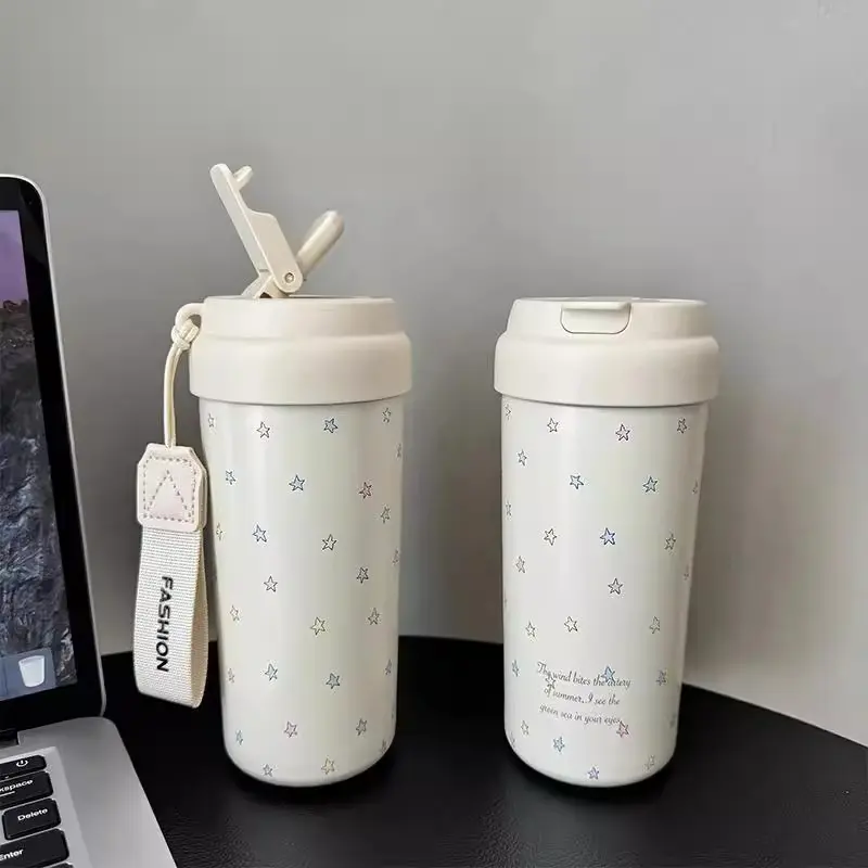 2025 New Star Handheld Insulated Cup High Appearance Portable Student Water Bottle Outdoor Insulated Cup Large Capacity Water Jug